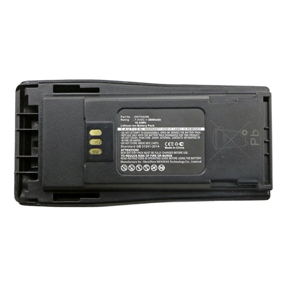 Batteries N Accessories BNA-WB-L14364 2-Way Radio Battery - Li-ion, 7.4V, 2600mAh, Ultra High Capacity - Replacement for Motorola NNTN4496 Battery