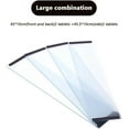 thumbnail image 2 of 4Pcs Transparent PVC Bird Cage Baffle,Bird Cage Seed Catcher,Parakeet Cage Accessories, Birdcage Cover Seed Guard for Parrot Parakeet Macaw Cages Large Large, 2 of 5