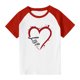 thumbnail image 3 of Blusas y camisas de manga corta con cuello redondo para niños y niñas, blusa de manga corta con estampado de cuello redondo, 3 of 7