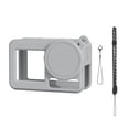 thumbnail image 2 of Protective Case Silicone Lens Protection Cover Compatible for DJI Osmo Action 5 Pro, Action Camera Housing Shell Sports Camera Body Frame Cage Bracket Sleeve with Lens Cap, 2 of 9