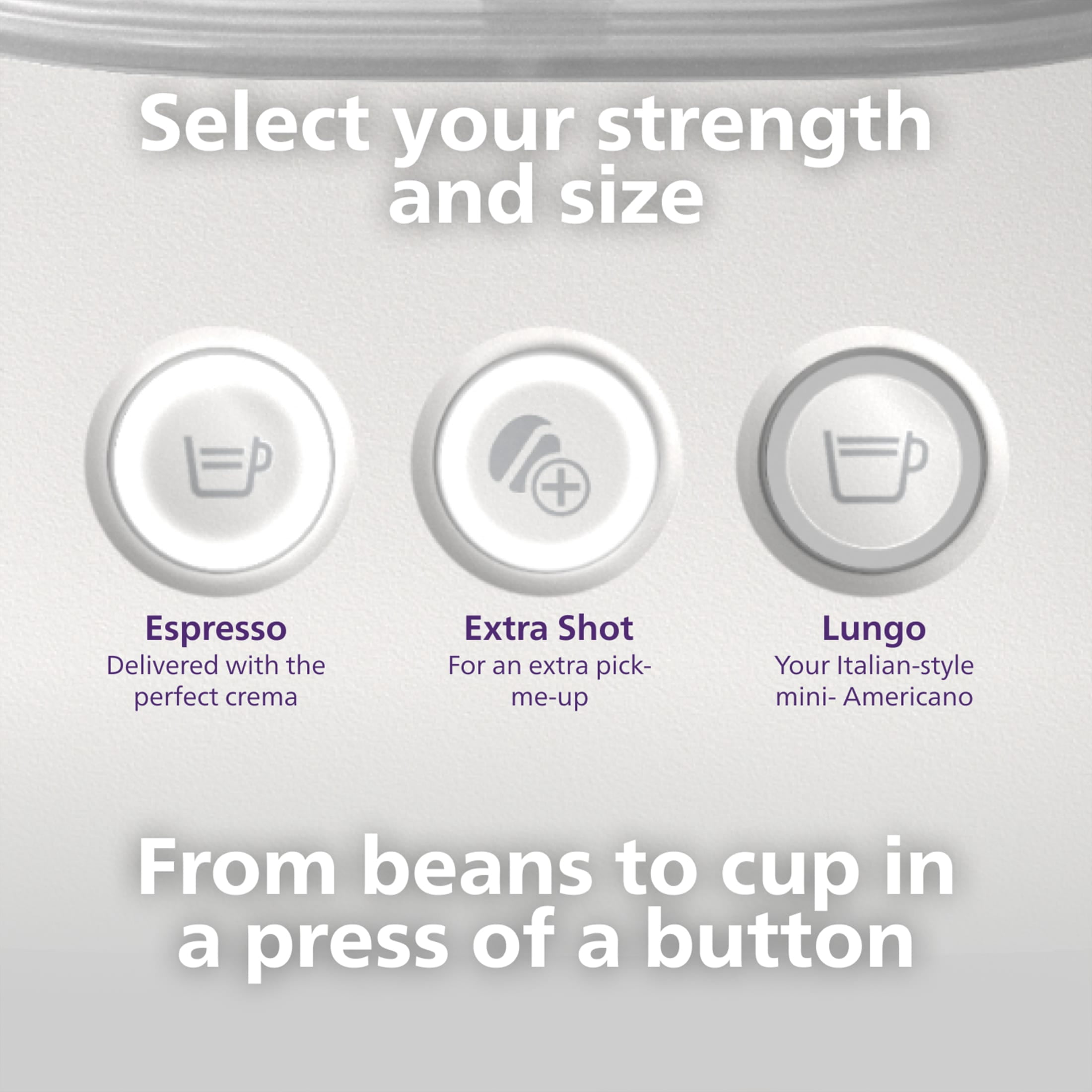 Philips Baristina Automatic Espresso Machine, Milky White