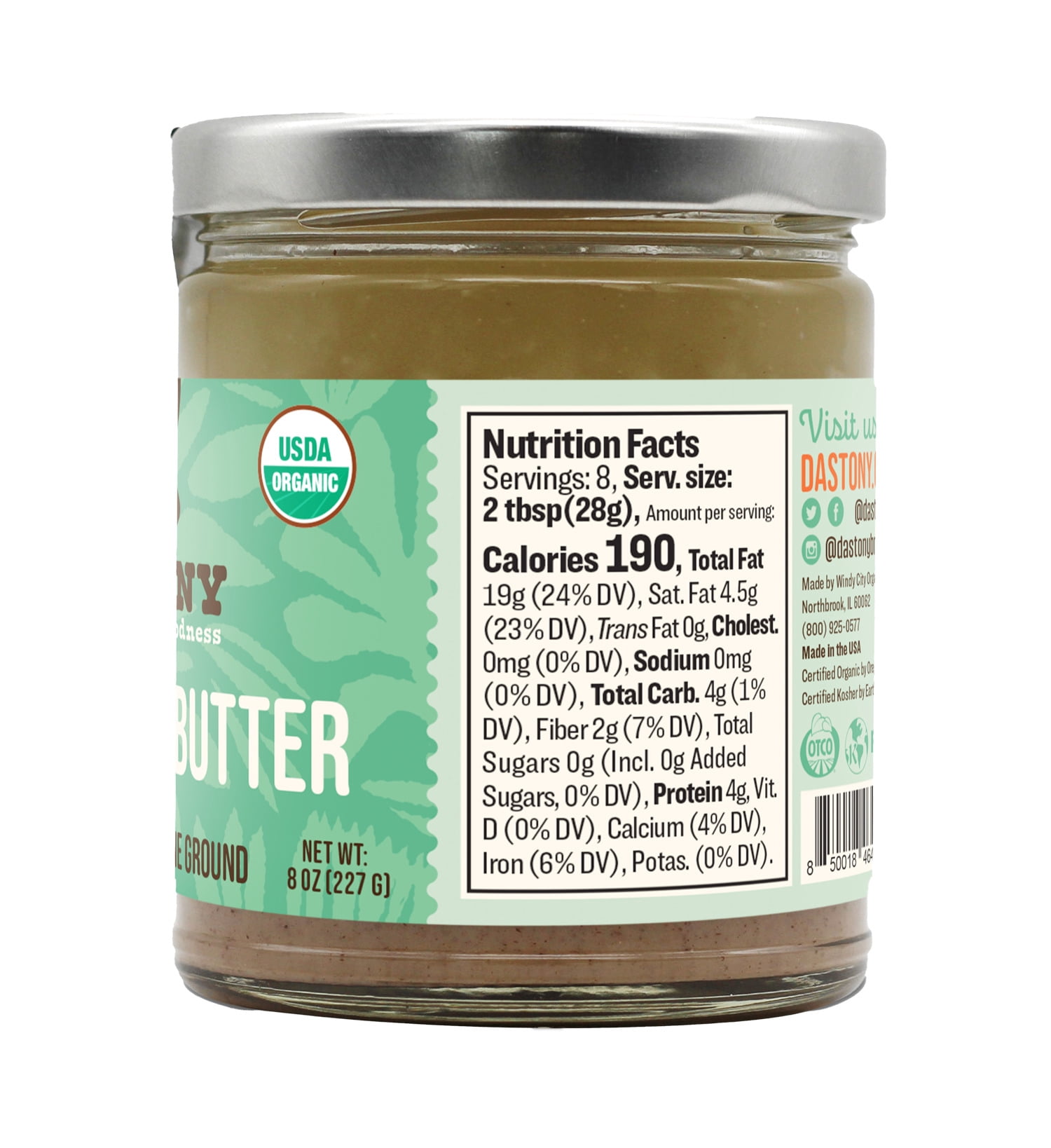 Dastony Organic Raw Brazil Nut Butter
