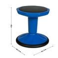 thumbnail image 5 of Flash Furniture Fixed Height Kids Flexible Active Stool for Classroom and Home with Non-Skid Bottom in Blue, 14" Seat Height, 5 of 11