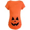 thumbnail image 1 of CafePress - Pumpkin Face Maternity T Shirt - Maternity Dark T-Shirt, 1 of 1