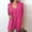 Hot Pink, variant on WXLWZYWL Womens Suits Blazer and Pants Solid Long Sleeve Cardigan Coat Pocket Vest Shorts Suit Orange