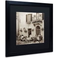 thumbnail image 2 of Trademark Fine Art "Tuscany Caffe VI" Canvas Art by Alan Blaustein, Black Matte, Black Frame, 2 of 4