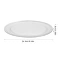 thumbnail image 2 of BESTOYARD Microwave Turntable Tray White Glass Oven Cooking Plate Easy Install and Remove, 2 of 6