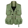 thumbnail image 1 of Chaleco respirable chaqueta del chaleco del calentador del cuerpo XL verde shamjiam Chaleco de pesca para hombres, 1 of 9
