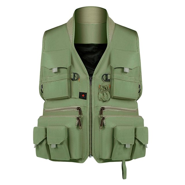 Chaleco respirable chaqueta del chaleco del calentador del cuerpo XXXL shamjiam Chaleco de pesca para hombres