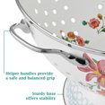 thumbnail image 4 of The Pioneer Woman Brilliant Blooms Enamel on Steel 5-Quart Colander, 4 of 7