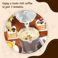thumbnail image 3 of Electric Moka Pot Coffee Maker 6 Cup 300ml Portable Aluminum Espresso  with Detachable Base for Home Travel, 3 of 6