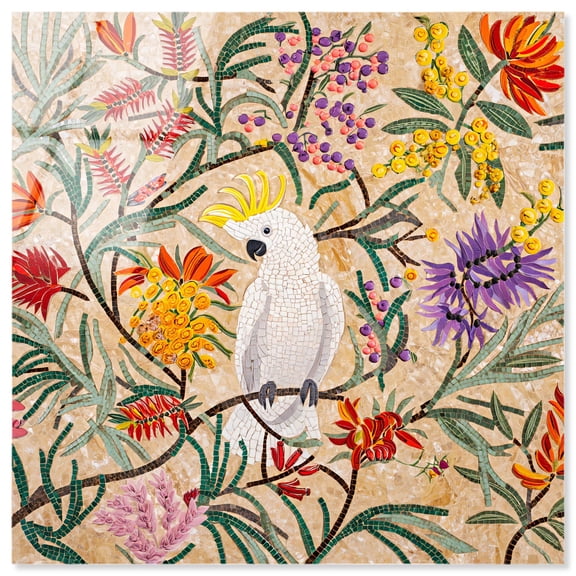 Bushland Tapestry Acrylic Print Living Room Wall Art by Art Remedy, Ready to Hang, 12 x 12