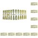 thumbnail image 2 of 24 piezas de uñas postizas extra largas Qarigey estampado amarillo 10piezas, 2 of 4