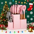 thumbnail image 1 of 20PCS Silicone Stainless Steel Cooking Utensils-Multifunctional Kitchen Utensil Set, Wooden Handles Tools Set,Stainless Steel Kitchen Gadgets Accessories, Chef Knife Set,Perfect Kitchen Cooking Tools, 1 of 13