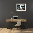 thumbnail image 3 of Leeman, Joshua 14x11 White Modern Wood Framed Museum Art Print Titled - Sign Layers, 3 of 4