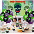 thumbnail image 5 of Joker Clown Party Supplies Plates Decorations Birthday Cake Topper Banner Decor Backdrop Balloons, 5 of 8