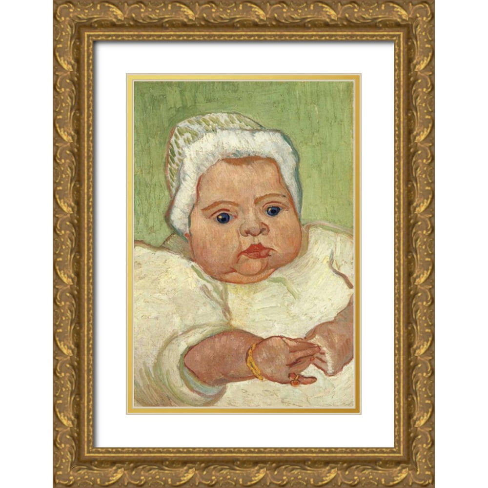 Van Gogh, Vincent 18x24 White Modern Wood Framed Museum Art Print Titled - Marcelle  Roulin - Walmart.com