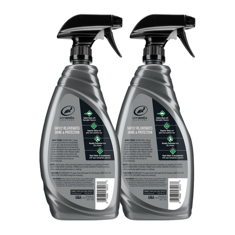 3-in-1 Waterless Clean, Wax and Protect for Car Exterior