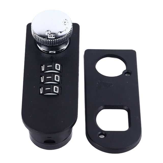 Mechanical Cabinet Lock, Dial Combination Cam Lock Keyless Resettable for Home Office Single Drawer Mounting,Door to Door Mounting,Movable Cabinet Installation