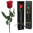 thumbnail image 1 of Rosa preservada Yamonic Eternal, flor real, regalo de 30 cm, 1 of 8
