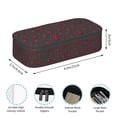 thumbnail image 6 of Goofa Red Ladybugs On Dark Background Pattern Pencil Case, Multi- Slot Pencil Pouch, Portable Pencil Bag, Pen Case for& Office, 6 of 9