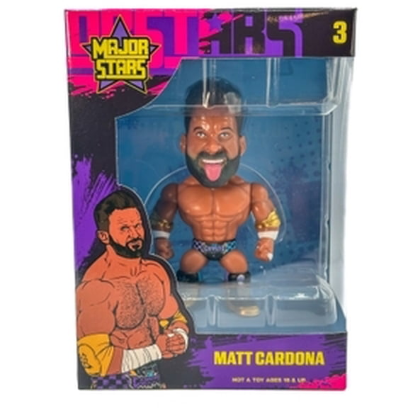 Major Stars Wrestling Matt Cardona 4 Figure