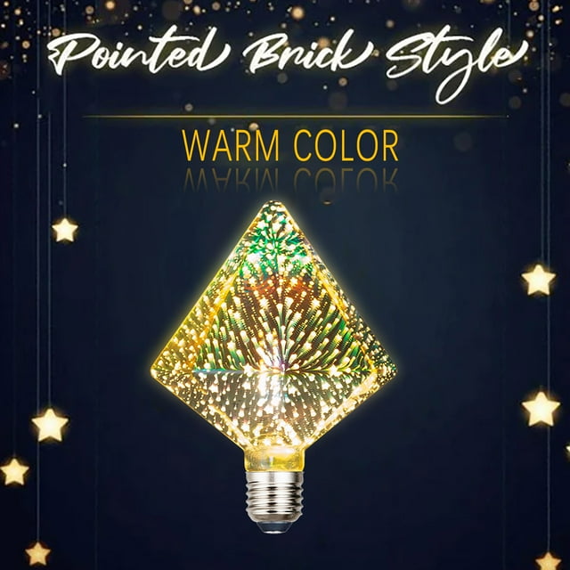 WRKEKC Clearance 3DFireworks LED Bulb,3DFireworks Decorative Lamp Scatter Lamp Christmas Day Exclusive