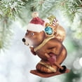 thumbnail image 3 of Christmas Tree Ornaments - Figurine Glass from Christmas By Krebs - Handcrafted Hanging Holiday Decor for Trees (Skiing Bear), 3 of 3