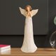 thumbnail image 1 of Estatuilla de ángel, estatua de niña, adorno pintado a mano, figuritas decorativas de para armario, mesa, estantería, decoración, regalo de Estilo C BLESIY Estatua de ángel, 1 of 8