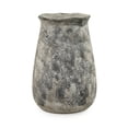 thumbnail image 2 of Zentique Stoneware Vase with Distressed Gray Finish, 2 of 2