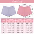 thumbnail image 4 of Ruisita 2 Pack Girl Boy Cut Low Rise Shorts Comfortable Dance and Bike Shorts Skirt Shorts for Teenagers, 4 of 9