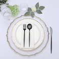 thumbnail image 4 of BalsaCircle 50 Black Disposable Heavy Duty Plastic Cutlery Spoons Forks Knives Set Party Events Tableware Supplies, 4 of 8