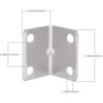 thumbnail image 1 of Soporte de esquina de acero inoxidable, soporte resistente de 90 grados, soporte de ángulo recto, soporte de fijación pequeño para madera, soporte de ángulo recto, 1 of 4
