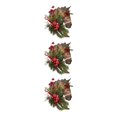 thumbnail image 1 of Corona de invierno,Guirnalda de flores artificiales de Navidad,Colgante de pared Guirnalda de invierno Decoración navideña,Guirnalda de puerta Adornos Granja Guirnalda,Telón de fondo de boda Fernando Corona de invierno, 1 of 3