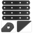 thumbnail image 4 of MOVTOTOP 4pcs Straight Brackets Mending Plate Brackets Heavy Duty Joining Repairing Brackets, 4 of 7