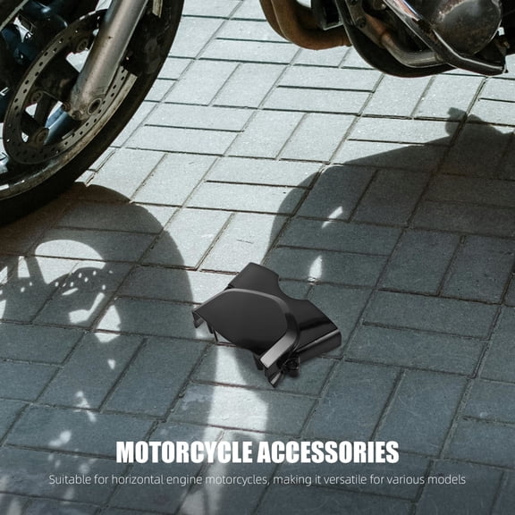 Hemoton Motorcycle Chain Guard Cover for 110 125cc Engines Metal Chain Protector Ideal for Horizontal Engine Motorcycles Accessories