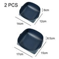 thumbnail image 2 of Leather Jewelry Tray Watch Coin Change Key Phone Catchall Valet Tray for Storage Nightstand Organizer, 2 of 5