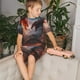 thumbnail image 4 of Balery Fire Sky Dragon Conjunto de Pijama Infantil de Manga Corta con Estampado – Ropa de Dormir de Algodón Suave-Medium, 4 of 6