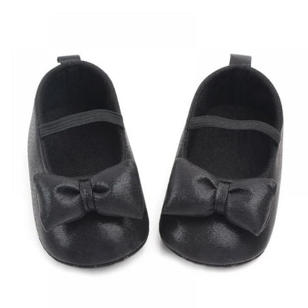 

Glitter Newborn Baby Booties Princess Girls Shoes Soft Sole Toddler Kids Crib Shoes Party Bowknot Anti-slip First Walker 0-18M