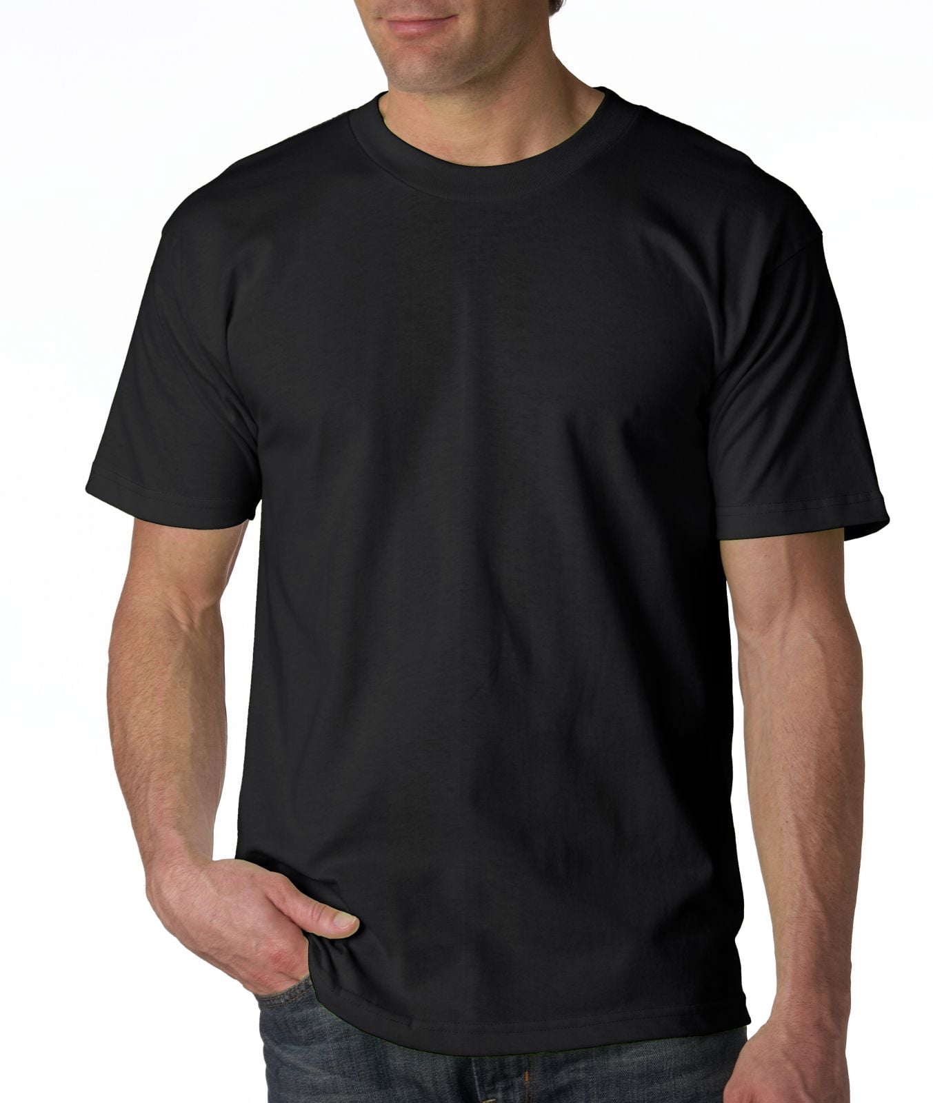 plain tshirt black