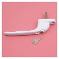 thumbnail image 2 of White Aluminum Alloy Window Handle With Locks Universal Door Handle Key Locking For Double Glazing Security Door Lock Tools, 2 of 7