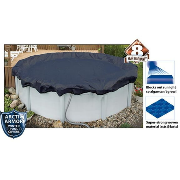 Arctic Armor 8-Year 10-ft x 20-ft Oval Above Ground Pool Winter Cover