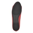 thumbnail image 3 of Zapatos planos de ballet Tommy Hilfiger Gallyne para mujer, color rojo sangre, 3 of 5
