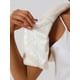 thumbnail image 5 of CHAL DE FALSO PELO ELEGANTE PARA MUJERES INSPIRE CHIC, ENVOLTORIO DE BODA Y FIESTA, SHRUG XS BLANCO, 5 of 6