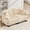Cream Beige (2 seat), variant on Chenille Cloud Loveseat Sofa with 4 Pillows, Ergonomic Design, Deep Seat Couch for Living Room, Office, Green