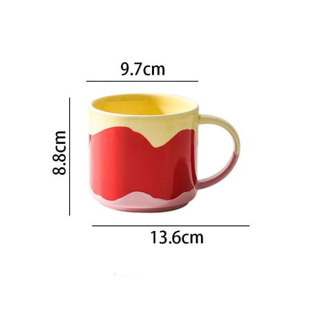 

Homeex Personality Creative Painted Ceramic Mug B