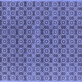 thumbnail image 1 of Ahgly Company Machine Washable Indoor Square Oriental Blue Industrial Area Rugs, 3' Square, 1 of 4