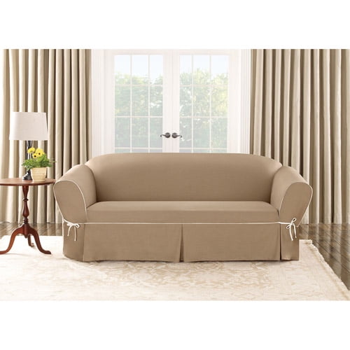 Sure Fit Cotton Duck Sofa Cover