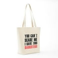 thumbnail image 7 of CafePress - I Have Two Daughters Tote Bag - Unisex Canvas Tote Bag, Beige, 1-Piece, 7 of 7