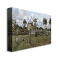 thumbnail image 3 of Trademark Fine Art "Pontoise Landscape" Canvas Wall Art by Camille Pissaro, 3 of 3